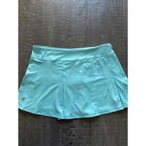Prince Tennis Skirt Medium Turquoise Flounce Pickleball Skirt Pleated Elastic